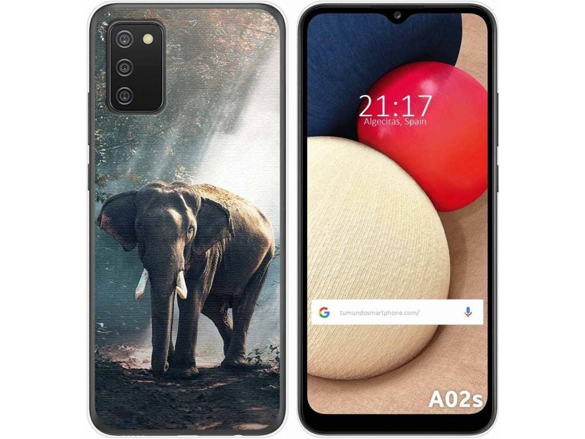 Capa Samsung Galaxy A02s TUMUNDOSMARTPHONE Elefante Multicor
