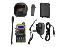 Rádio Walkie Talkie Vhf Sem Fio De Dois Way Com Bateria De Íon De Lítio Bf Uvb2plus Portátil Recarregável