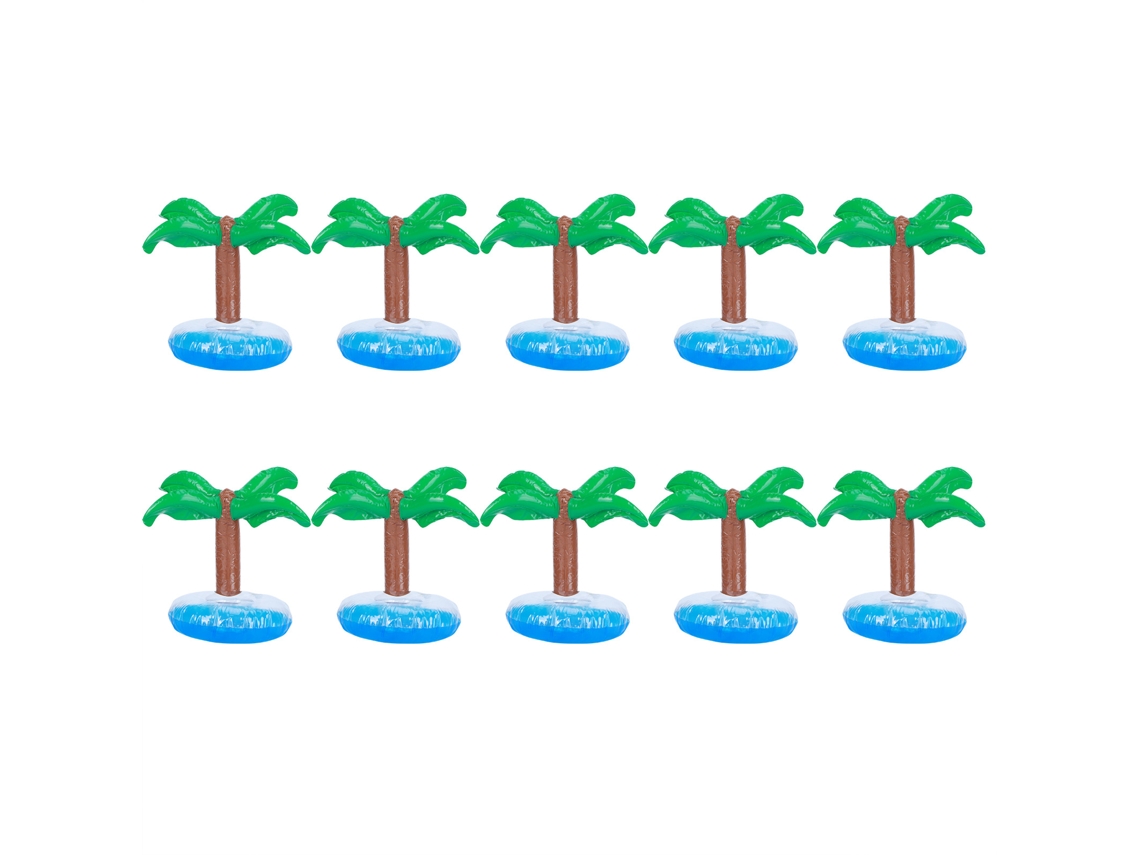 Conjunto De 10 Porta-copos Infláveis ​​em Pvc, Ideais Para Piscina, Festas E Praia.