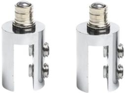 Conjunto De 2 Vidro E Para Vitrines Feitas Latão Resistente.