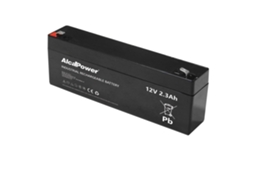 Bateria recarregável selada AGM de 12V 2.3Ah - Ideal para alarmes, nobreaks e brinquedos - Conexão Faston T1