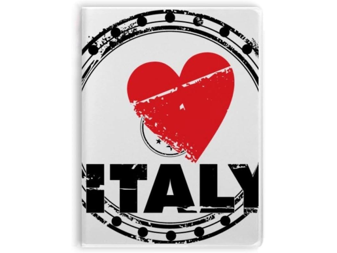 Carnet De Notas Com Sopa De Cobertura E Inscrição «i Love Italy»