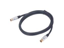 CABO coaxial blindado de 5ft, macho para fêmea RG59U, para receptores de satélite e TVs | S/MARCA