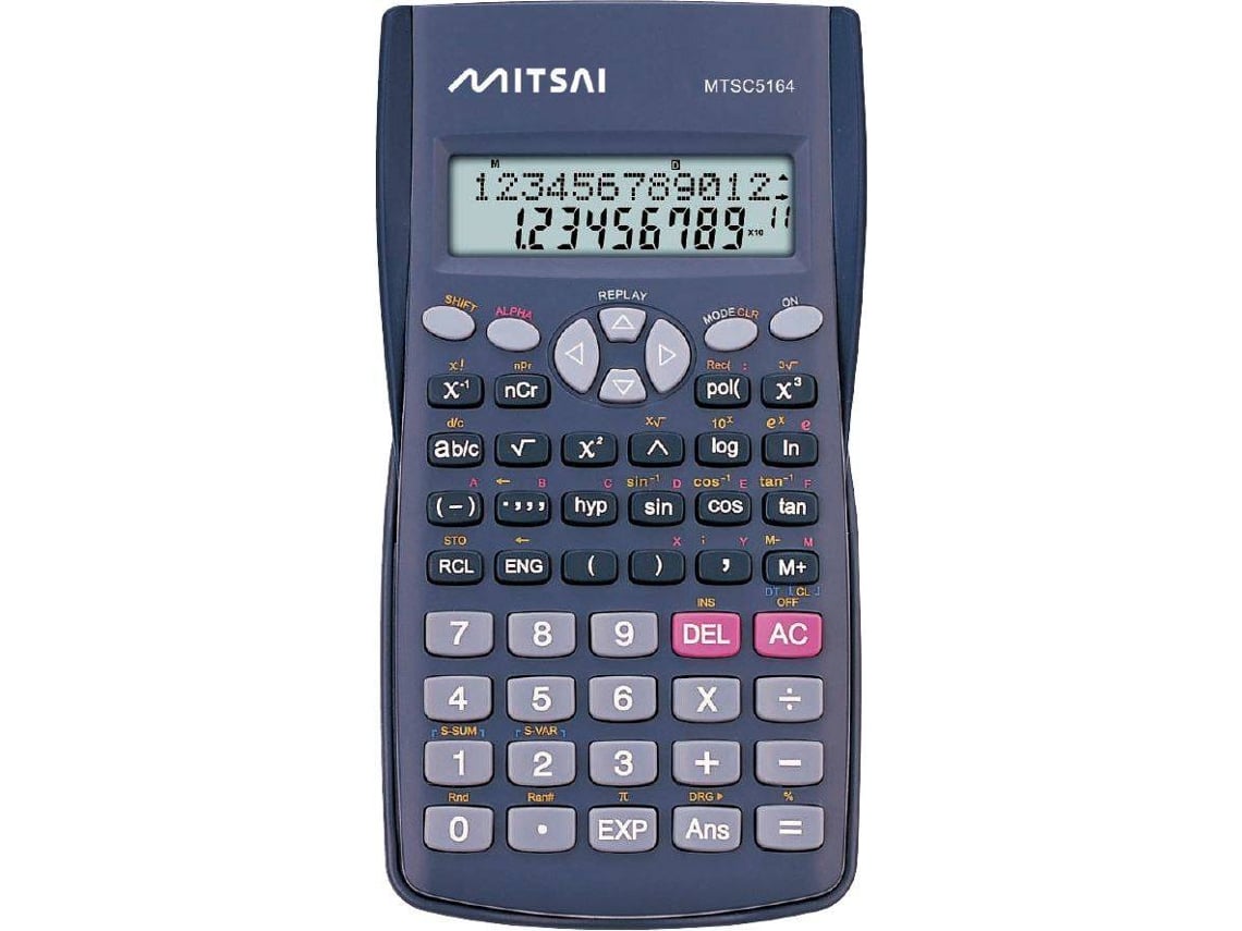 Calculadora Científica MITSAI MTSC5164 Preto (12 dígitos)