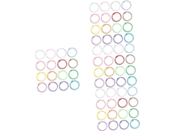 File Rings Reutilizáveis Housouutil, Chaveiros, Acessórios De Papelaria E Artesanato Estudantes