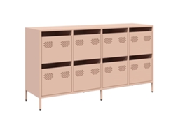 Sideboard, Sideboards Vidaxl Cor-de-rosa Aço (n/a)