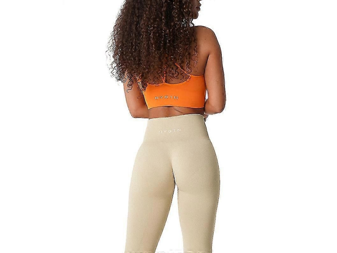 _leggins Sem Costuras Nvgtn Feminino Fitness Elástico Respirável Levanta Bumbum Esportivo