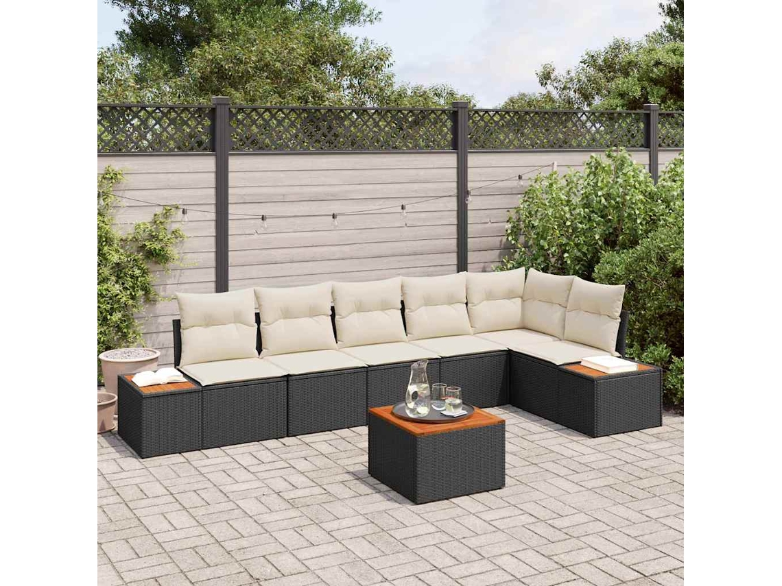 Vidaxl Conjunto De Sofá De Jardim 6 Unid. 6-número De Lugares