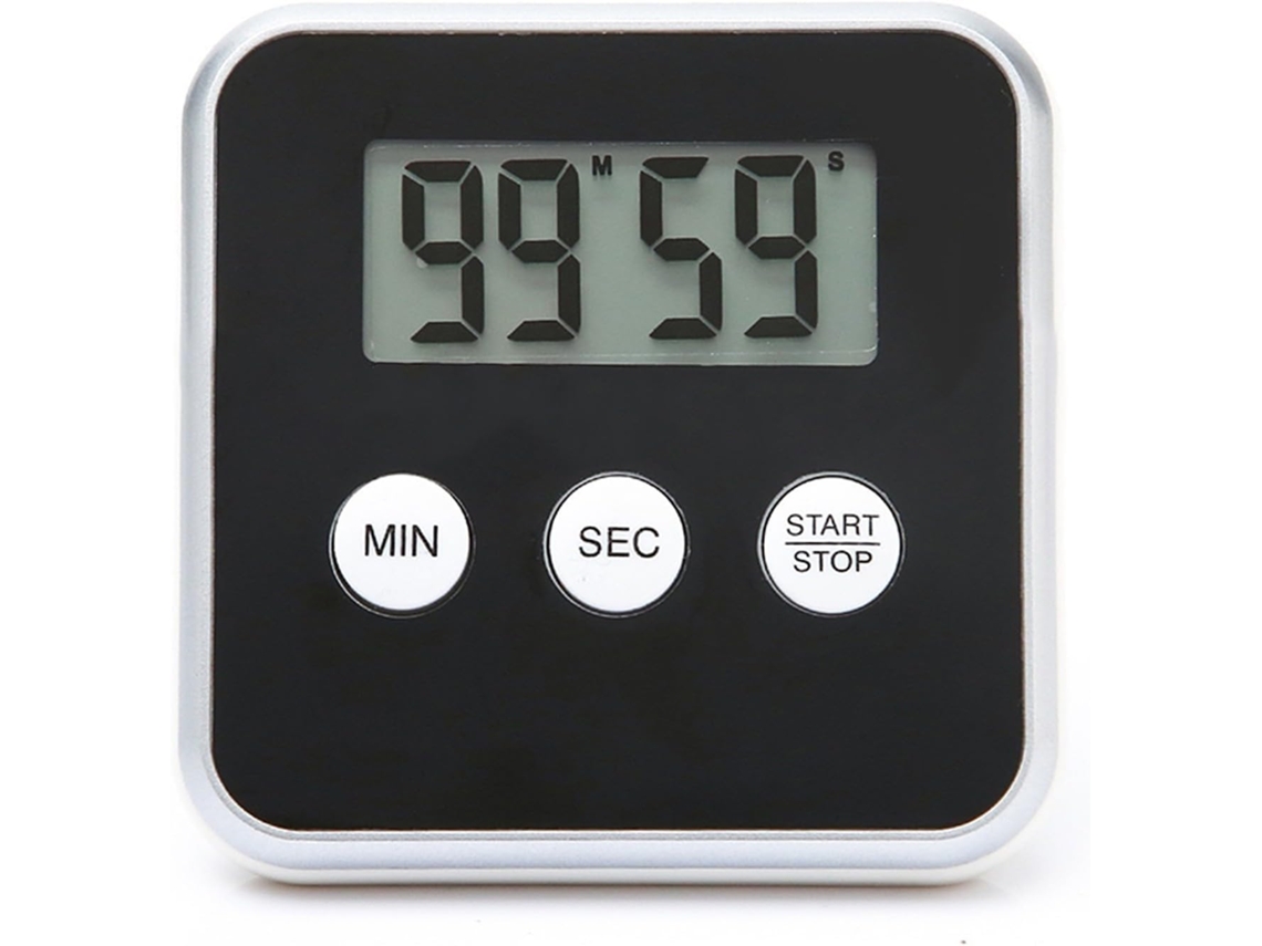 Temporizador Eletrônico Com Visor Lcd Modelo 99m59s Para Cozinha
