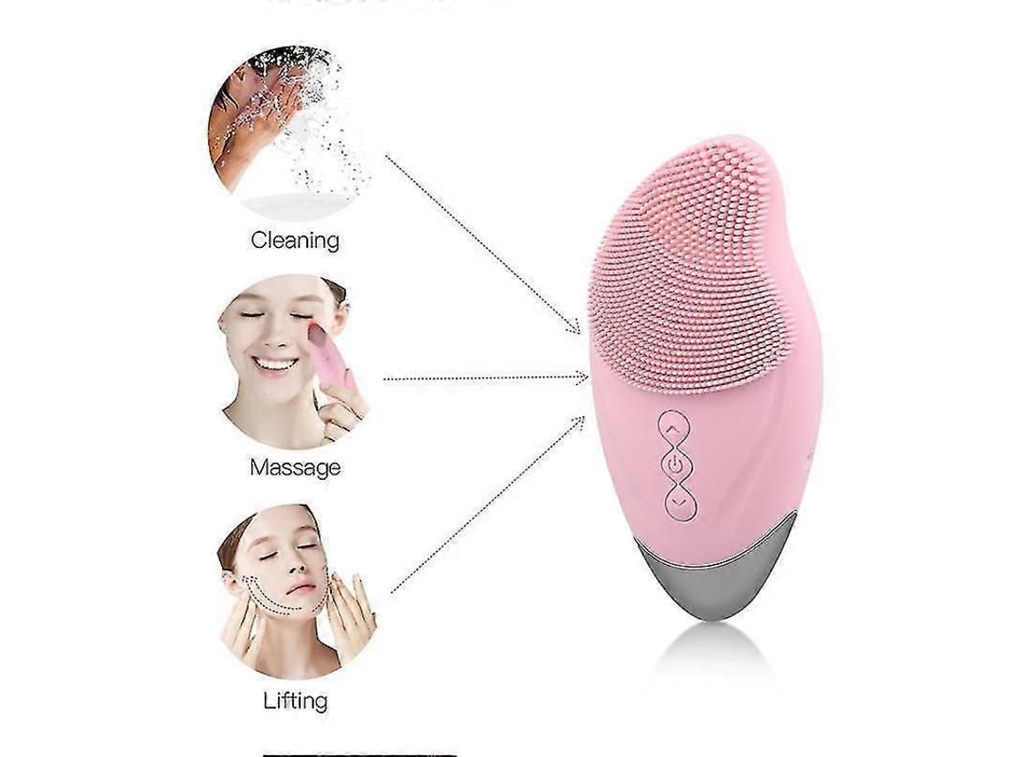 Escova de Limpeza Facial Aquecida, Massageador Ultrassônico Elétrico, Dispositivos Antie Nvelhecimento. GOKOCO