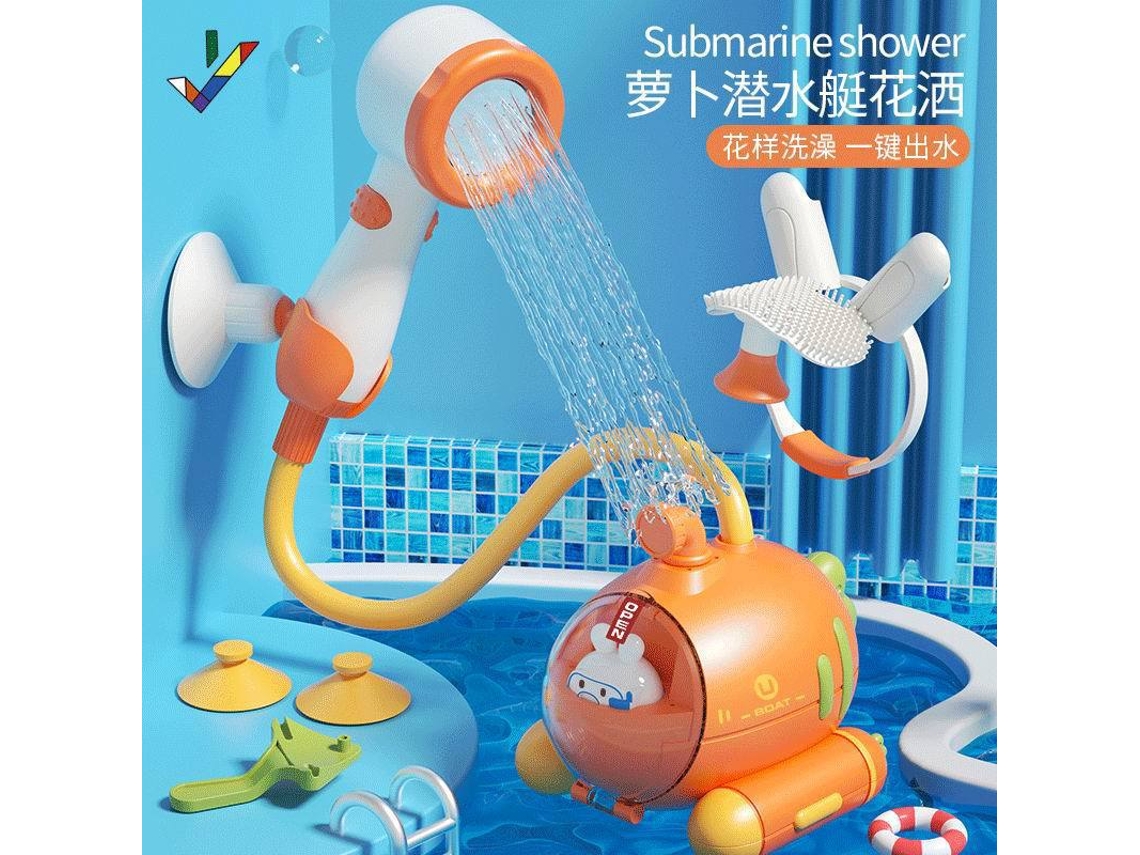 Aplicável a Brinquedos de Banho para Bebêschuveiro Rabanete e Coelho Versão com Bateria de Lítio CHENNNLS