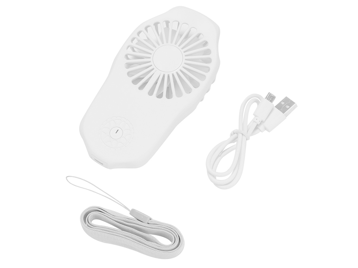 Ventilador Compacto E Portátil Laxiscreed Com Recarga Usb, Fácil De Transportar Com Cordão