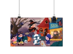 Laxiscreed Luminária De Abóbora Halloween Com Luz Fosforescente Para Decoração Espantosa