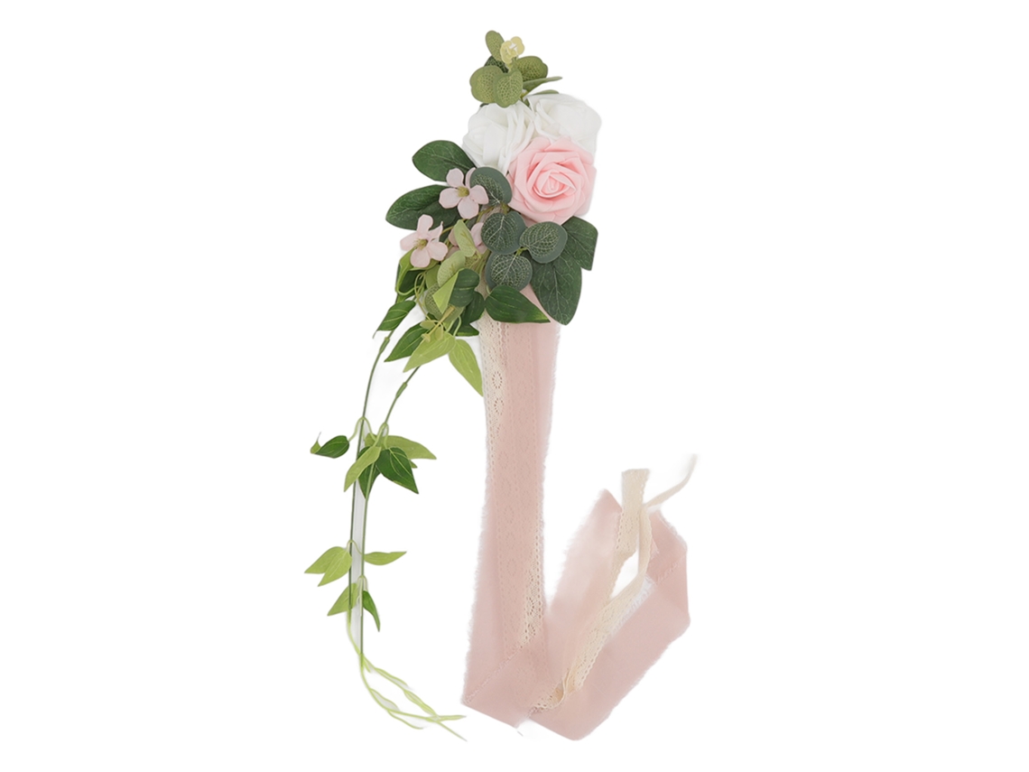 Flor Artificial para Espinha de Cadeira de Casamento Decorativa Lifelike com Camadas Rica com S/MARCA