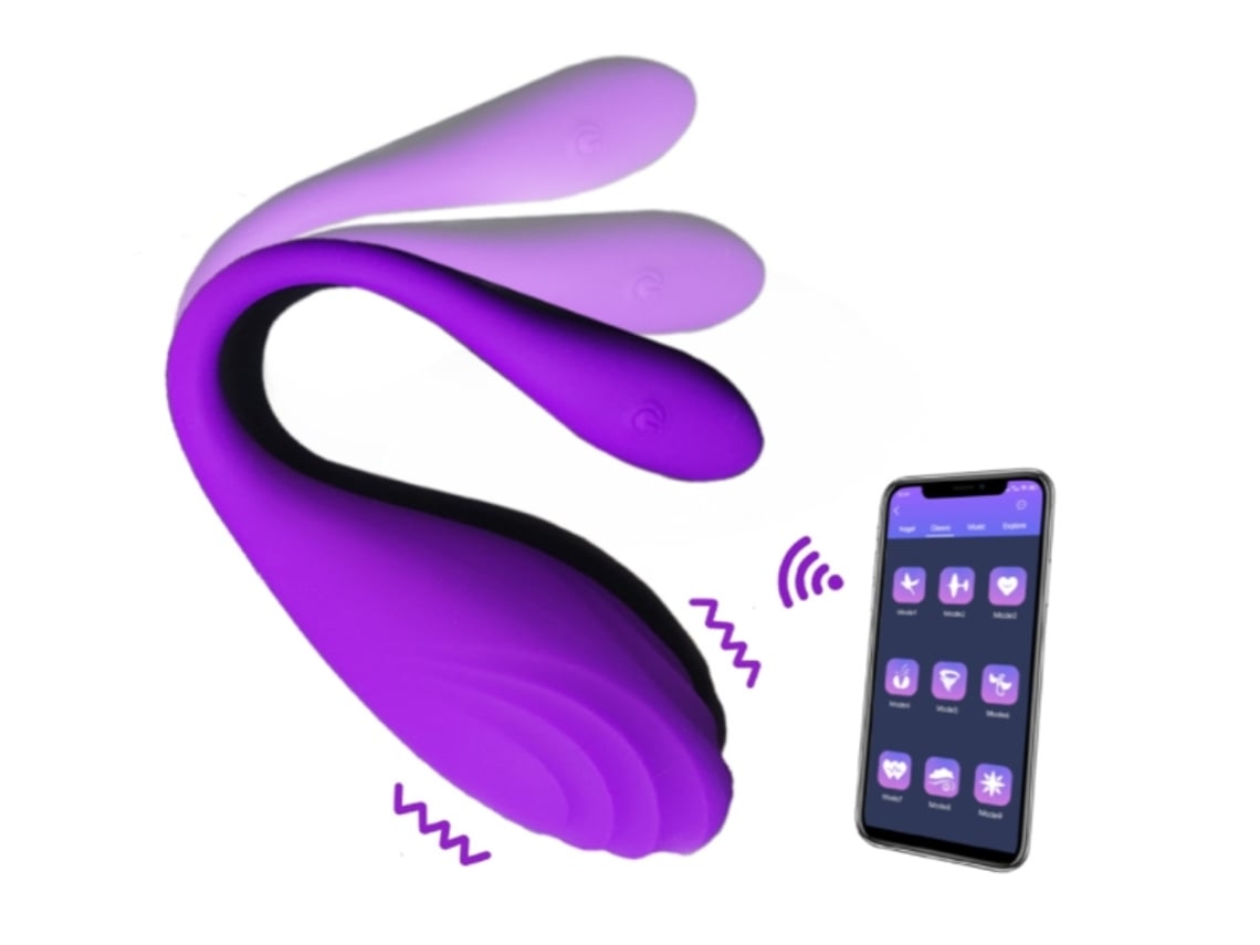 Vibrador De Controle App Para Mulheres Ovos De Amor De Casal Com 12 Frequências E Controle Remoto App Brinquedos Sexuais Adultos Lalamoli