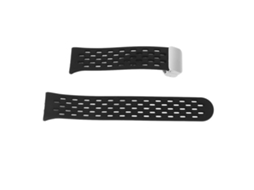 Cinta De Relógio De Silicone Com Liberação Rápida Leve Estilosa Respirável Para Galaxy Fit3 Preta