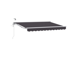 Conjunto 1 Sombra Externa Vidaxl Antracite Alumínio (3,5 X 2,5 M)