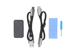 Enclosure De Disco Rígido M.2 Nvme Ssd Adaptador Usb3.1 Gen2 10gbps Type C Para Windows Os X Linux