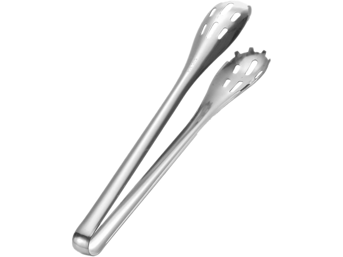 Pinça De Aço Inoxidável Para Grelhar, Ideal Para Churrasco E Cozinha Modelo Pequeno, Anti Escaldante, Perfeita Para