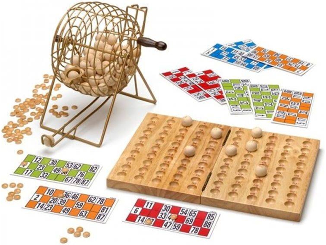 Jogo De Tabuleiro - Cayro - Bingo De Luxo - Para Crianças - Duração 120 Min