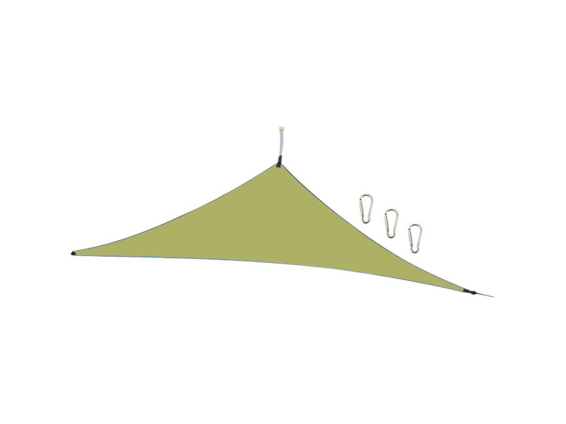 Toldo Triangular Uv Resistente 13ft Jardim Exterior