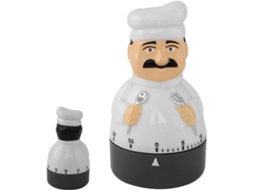 Temporizador Mecânico De Cozinha, Em Metal, Para Cozinhar, Assar E Controlar O Tempo Em Tarefas Domésticas