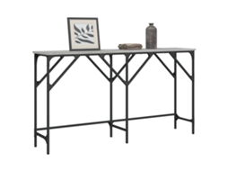 Vidaxl Mesa Consola 140x29x75 Cm Derivados De Madeira Cinzento Sonoma