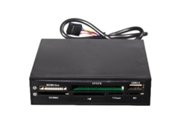 Leitor De Cartão Usb Sd Mmc Xd Tf De 3,5 Polegadas Interno Ms Cf Md Aquaforge