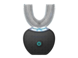 Escova De Dentes Elétrica Em Forma De U 360 Escova De Dentes Automática (preto)