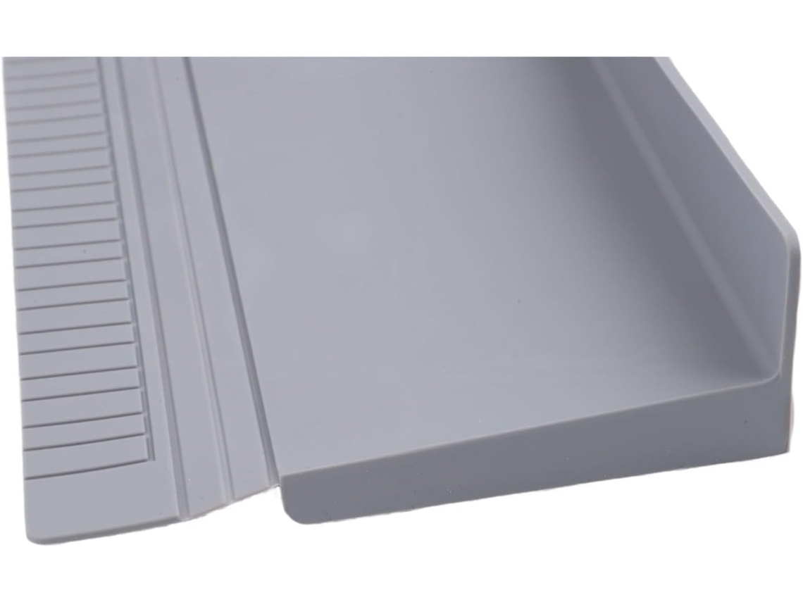 Protetor de borda de silicone Pia com 5 mm de espessura e design inclinado Ralo, ideal para bancadas de cozinha Pia, oferecendo proteção.