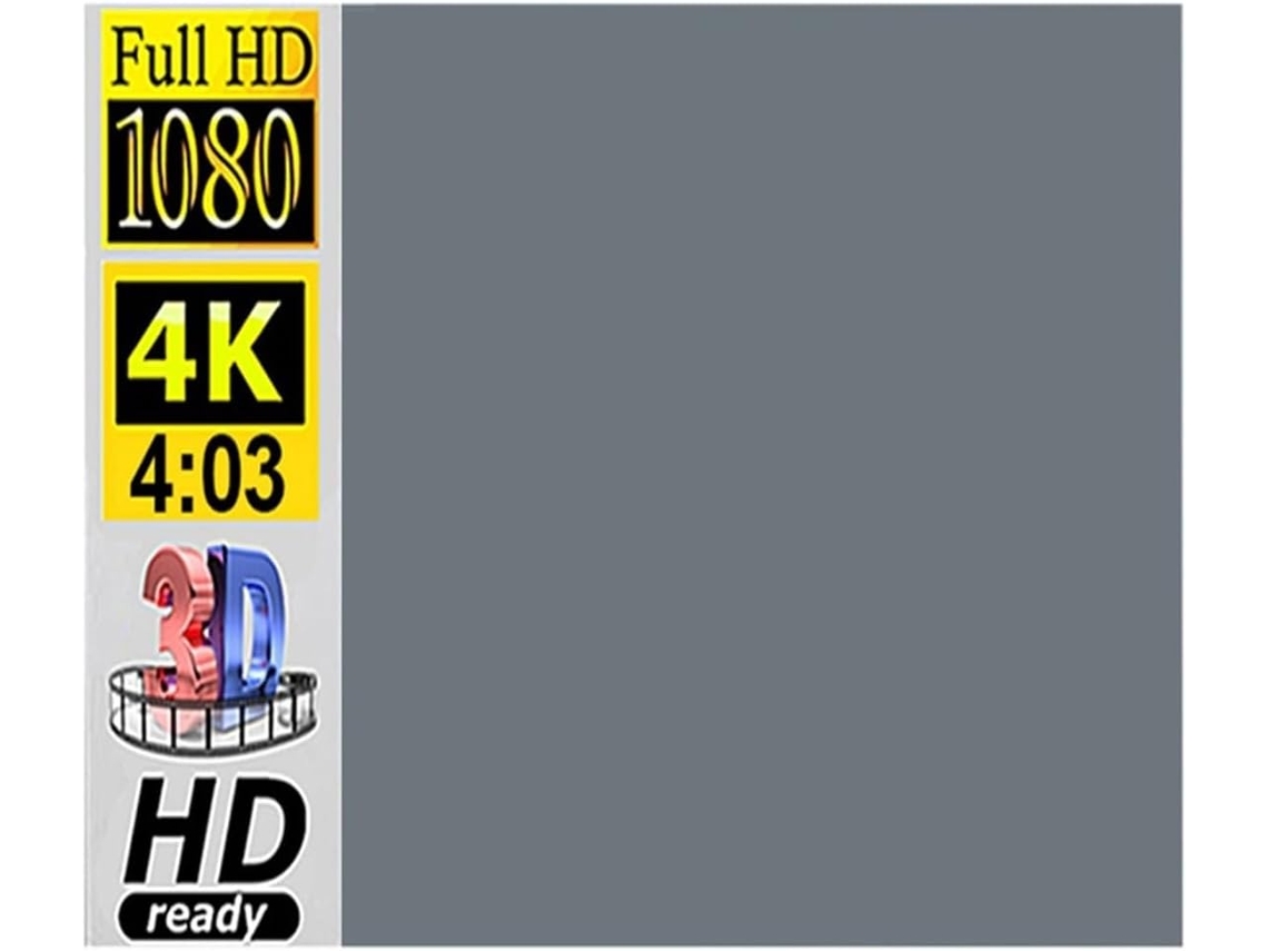 Tela de Projeção 110 Polegadas 4:3 Hd Portátil | S/MARCA