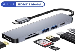 Lurelia Dock Usb-c 9 Em 1 Com 4k, Hdmi, Usb 3.0, Usb 2.0