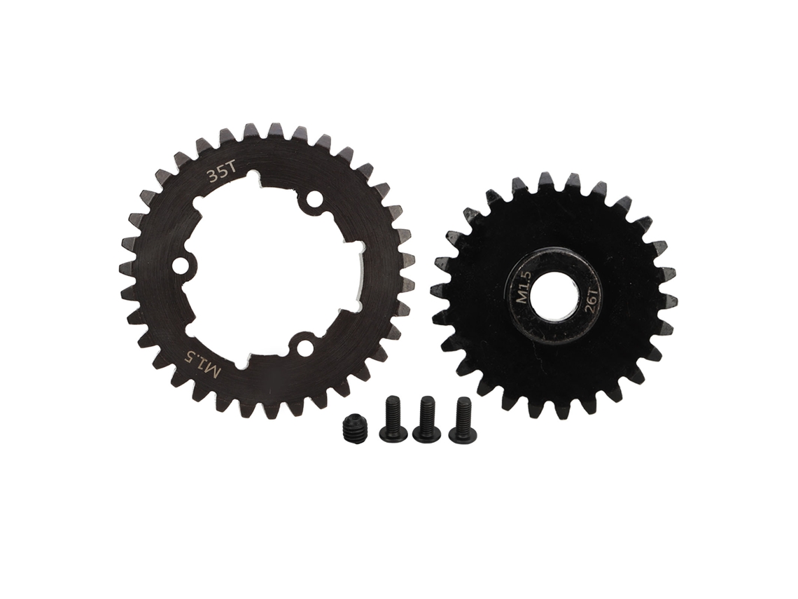 Mali conjunto de Engrenagens de Aço Rc 35t M1.5 Resistente Ao Desgaste para Traxxas 1/5 6s 26t