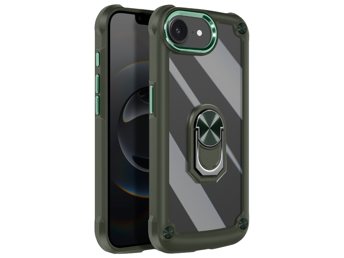Avizar Capa Com Anel Magnético Para Iphone 16e Suporte De Vídeo Verde