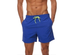 Bermudas De Praia Sem Mangas Com Cordão De Ajuste Arcweg304427us Azul