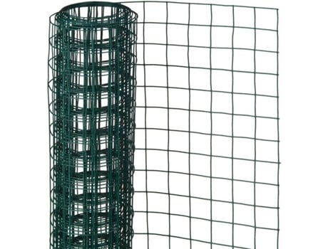 Rede de Arame NATURE Quadrada (Verde - 100x500 cm - Aço)