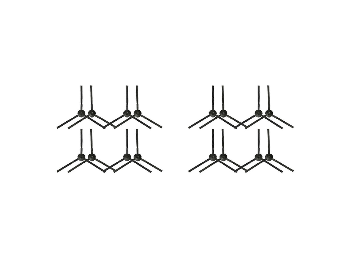 16pcs Escovas Laterais Para Ilife A6 A8 620 X623 Aspirador Robô Peças Limpador Replacment Acessórios