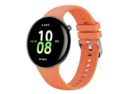 Bracelete para Honor Watch Fit Silicone Fivela de Aço Prate Laranja XIAOMOYU