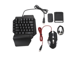Combo Teclado Rgb Mouse Adaptador LAXISCREED