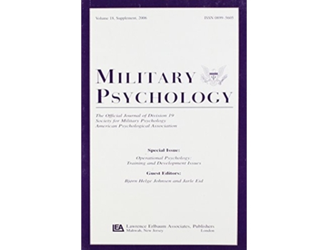 Livro Military Psychology Operational Psychology de Lawrence Erlbaum Associates (Inglês)