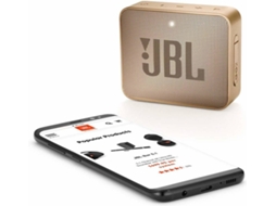 Mini Coluna BT JBL Go 2 Champagne