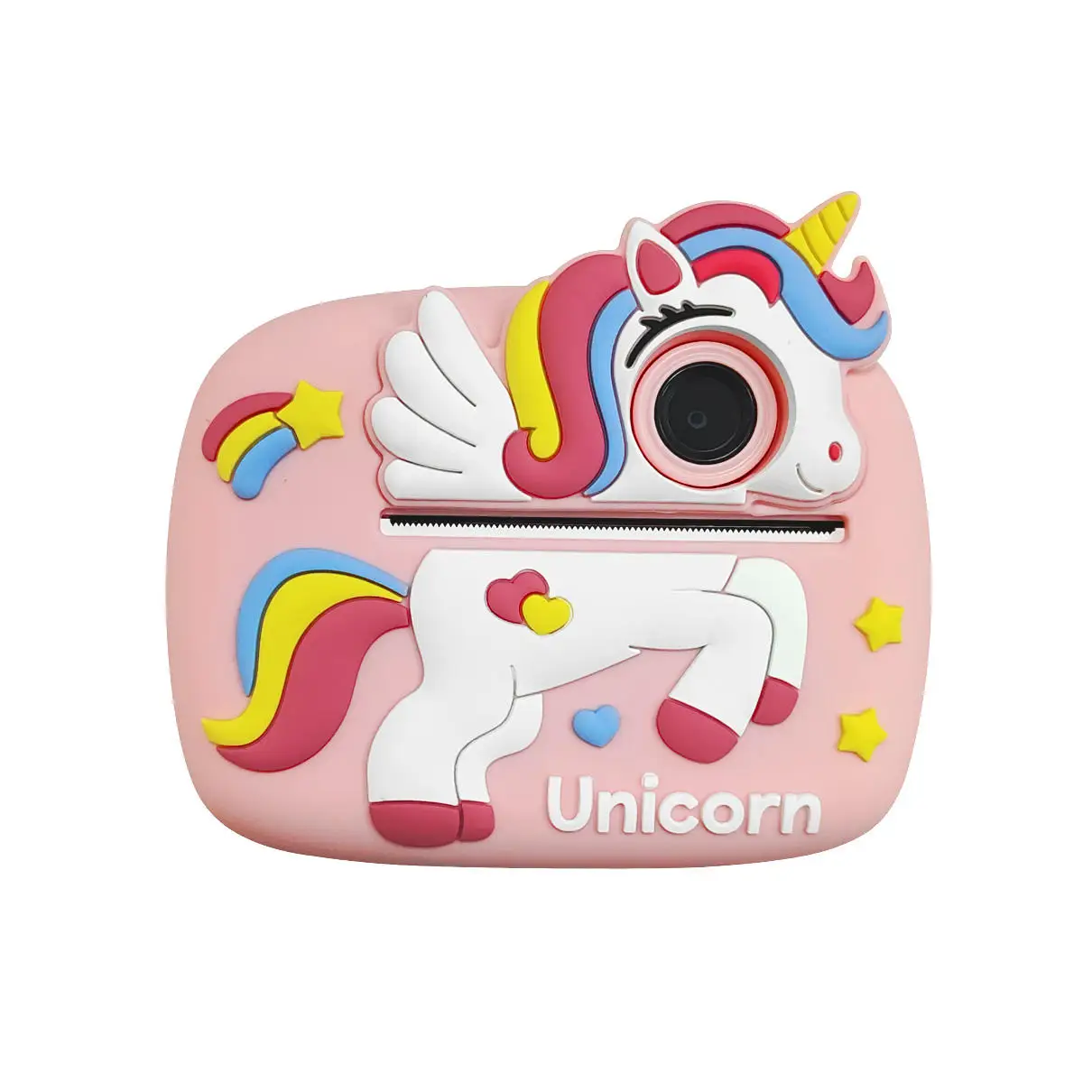 (modelo Rosa B) Mini Impressora Fotográfica Infantil Com Função De Jogo