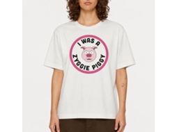 Rockinstone Bill And Ted Zyggie Piggy White Adult T-shirt Size:s