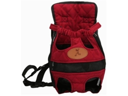 Mochila para Cães, Frontal, Tamanho G, Vermelha AQUAFORGE