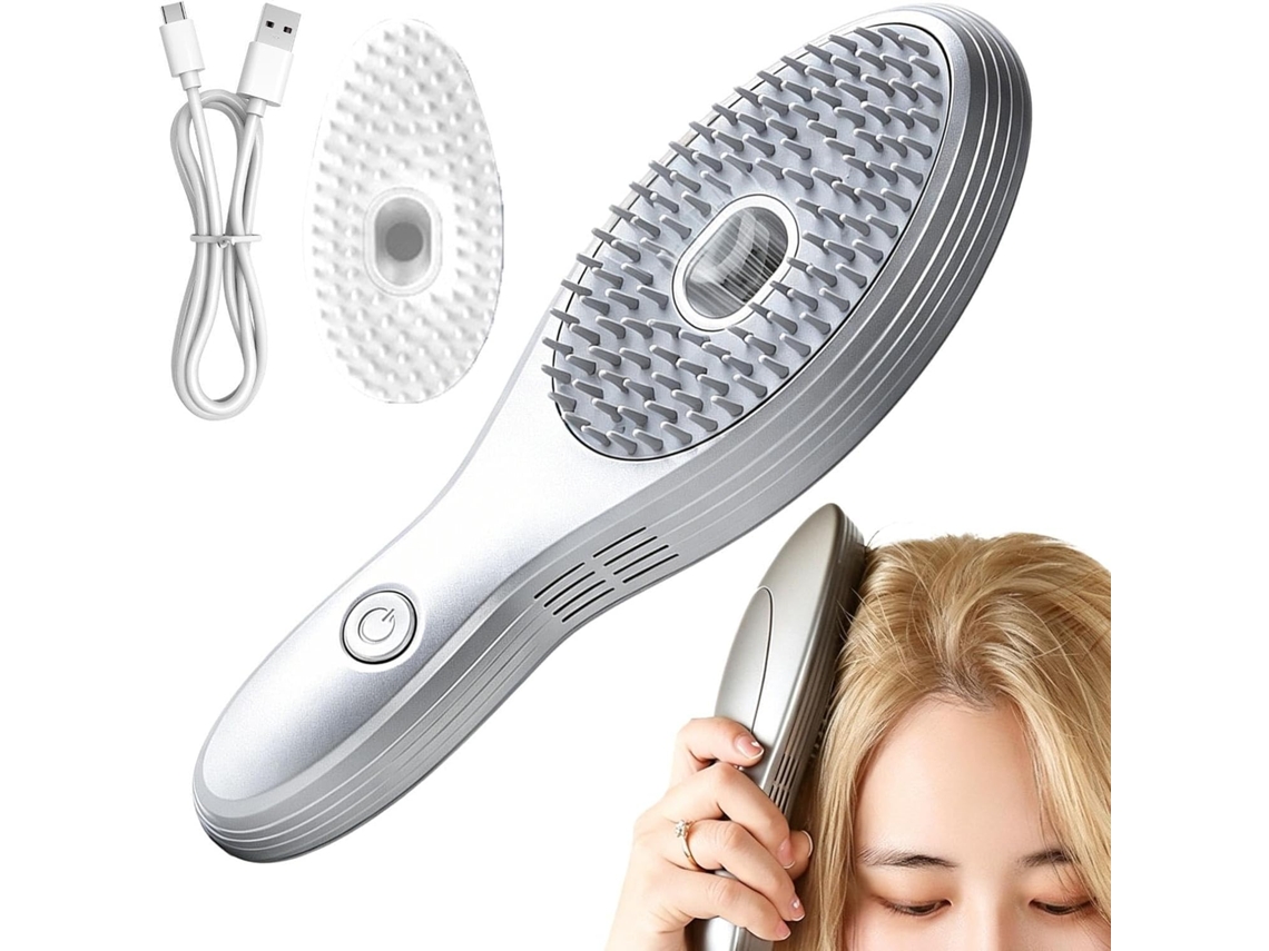 Escova De Cabelo Com Borrifador Água