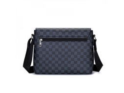 Mochila masculina estilo coreano xadrez multifuncional casual com alça de ombro resistente à água