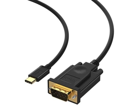 Cabo QGEEM QG-UA17 (USB C-VGA - 1.8 m - Preto)