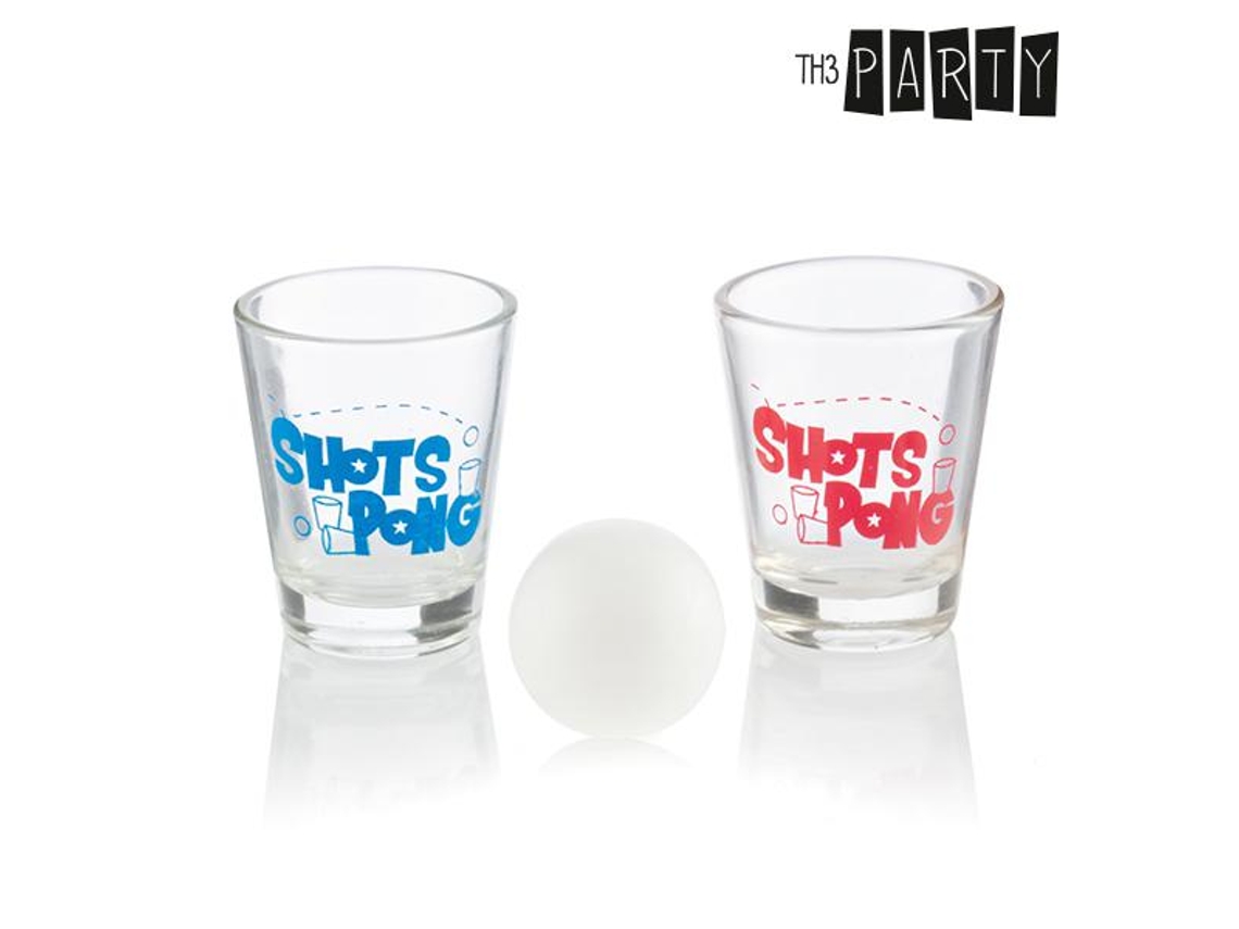 Jogo de Beber Shot Pong Th3 Party 15 Peças