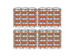 52 Lenços Barbear de 5 Camadas Compatíveis com Gillette Fusion Sideboards para Homens