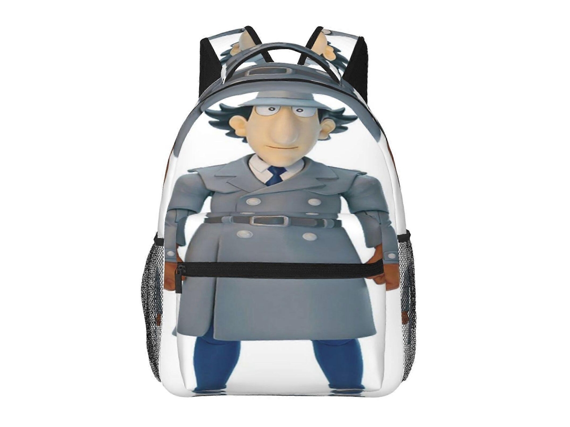 Mochila De Estudante Inspector Gadget H75, Leve E Durável, À Prova Dágua E Com Alça De Ombro Ajustável. Olysi Shop